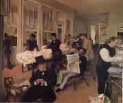 Edgar Degas Cotton trade oil